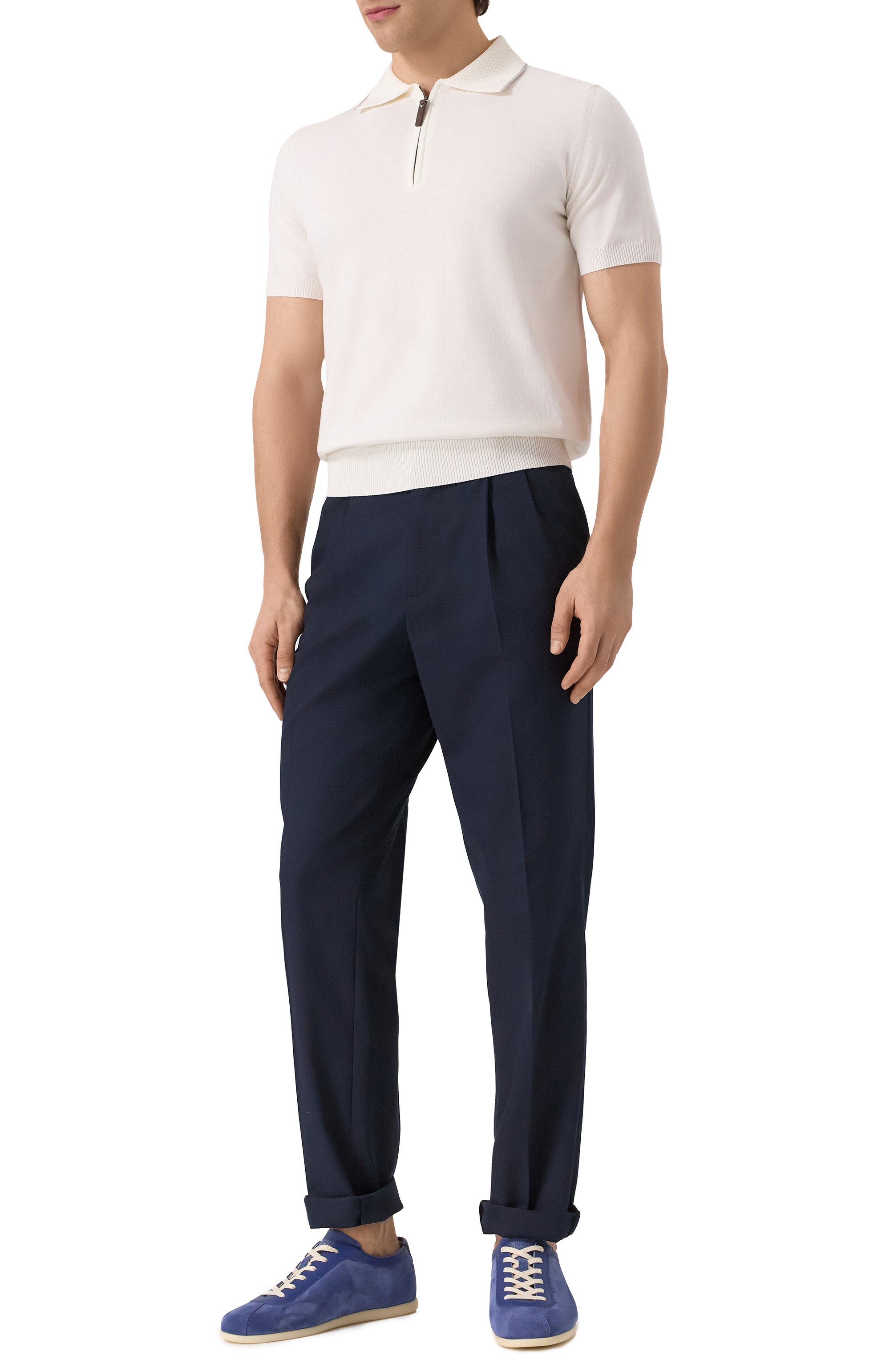 Хлопковое поло CANALI, арт. C1052/MK02261, фото 2