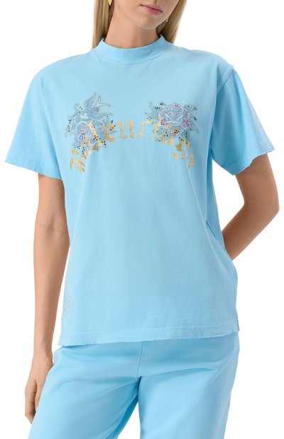 Хлопковая футболка BALENCIAGA, арт. 809122/TRVZ2, фото 3