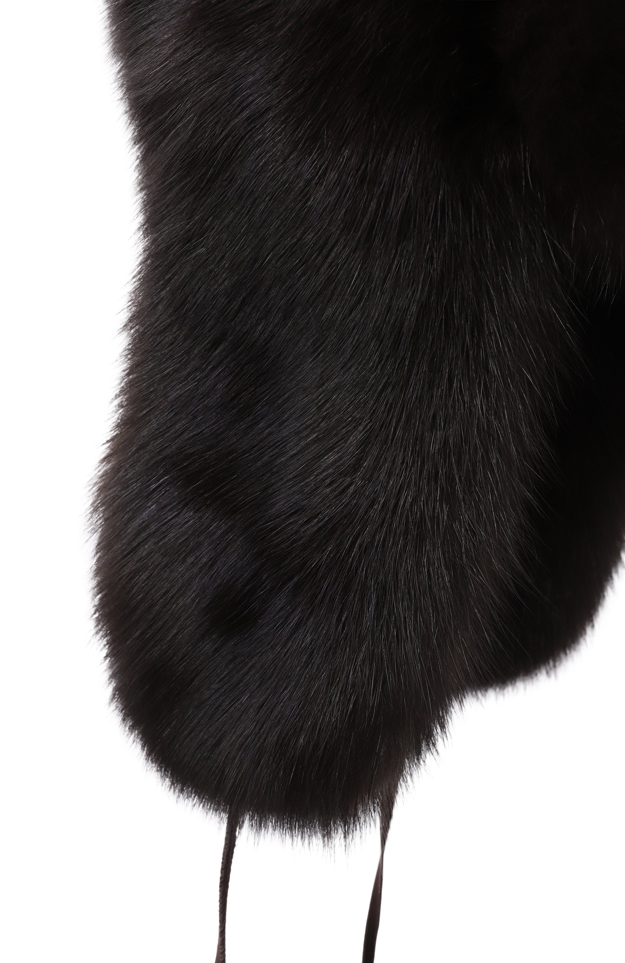 Меховая шапка-ушанка из соболя BLACK SABLE, арт. BS-FHFF-EB, фото 3