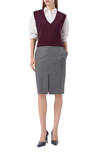 Жилет из шерсти и шелка 12 STOREEZ, арт. 134020, фото 2