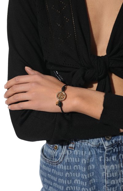 Кожаный браслет MIU MIU, арт. 5IB391-2F33-F0002, фото 2