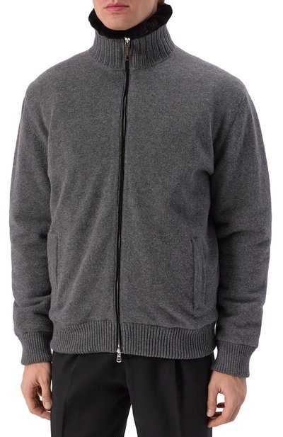 Кашемировый бомбер с подкладкой из бобра KANGRA, арт. 9150/09 02, фото 3