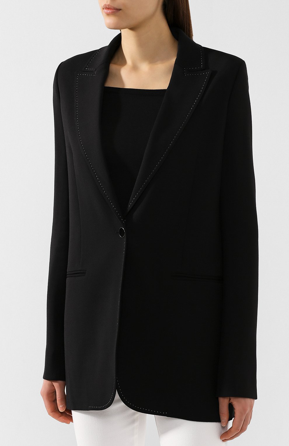 Жакет из смеси вискозы и шерсти OFF-WHITE, арт. 0WEF031E195150771000, фото 3