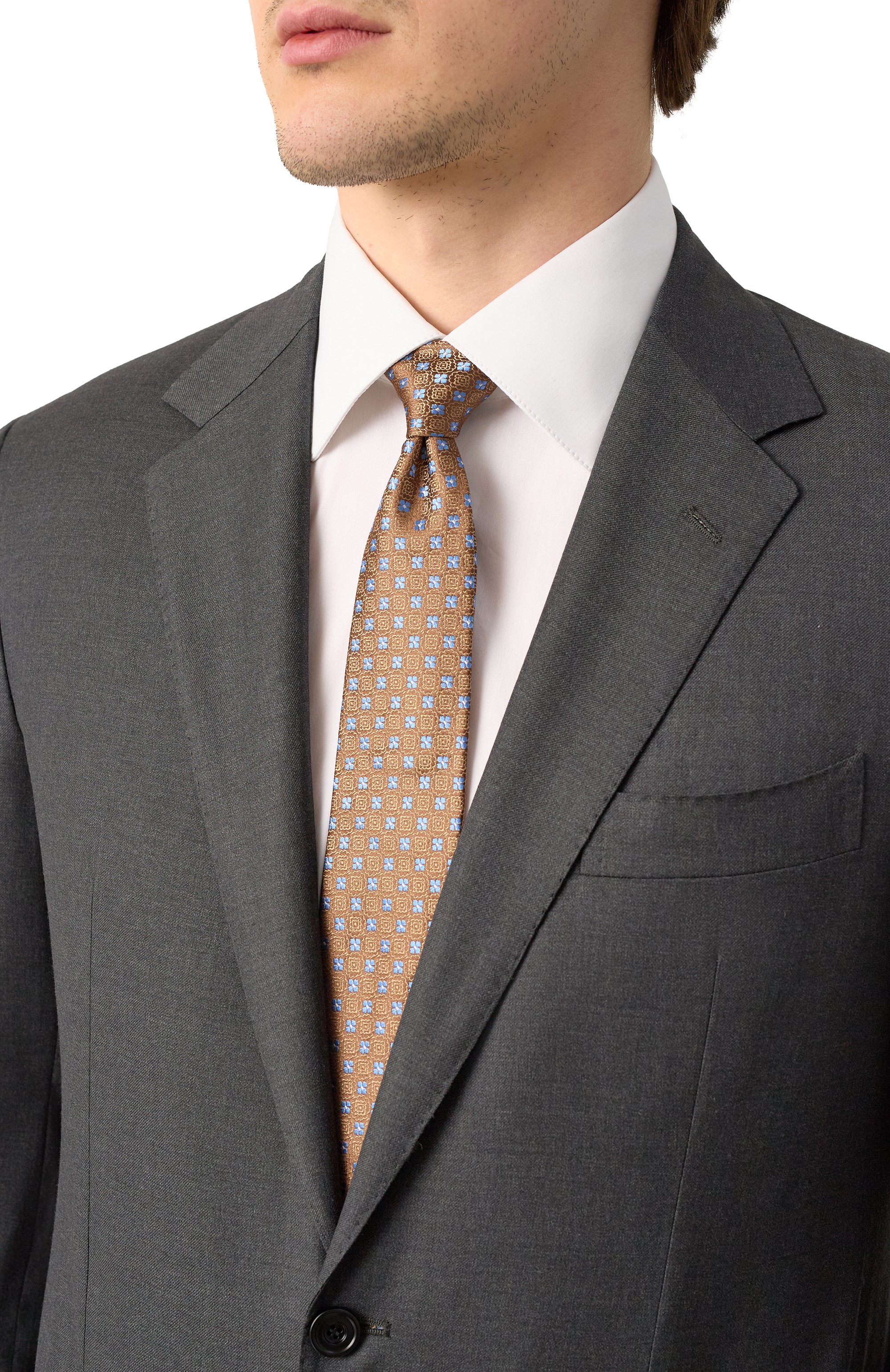 Шелковый галстук CANALI, арт. 18/HJ04242, фото 2