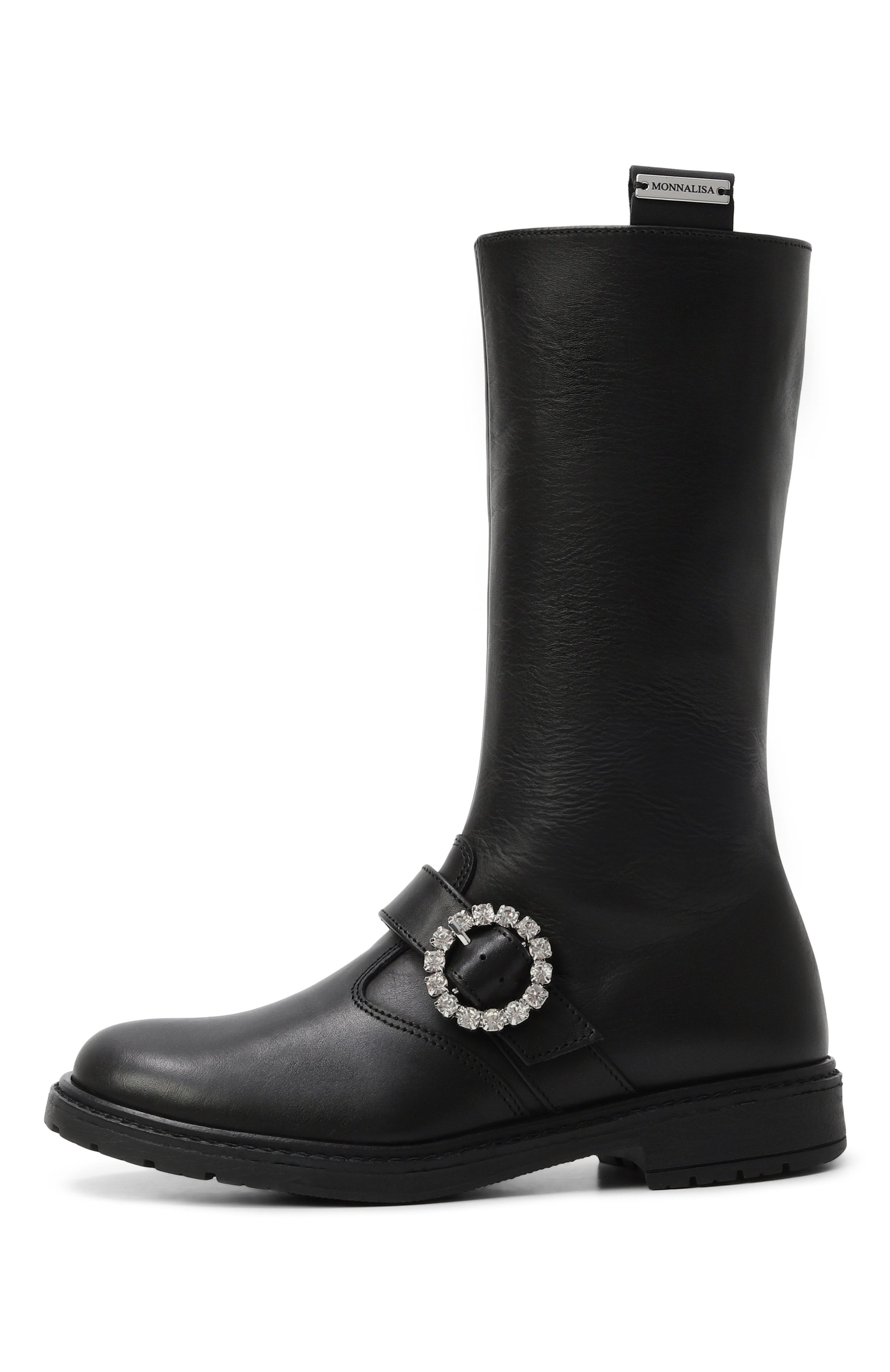 Кожаные сапоги MONNALISA, арт. 87F007, фото 2