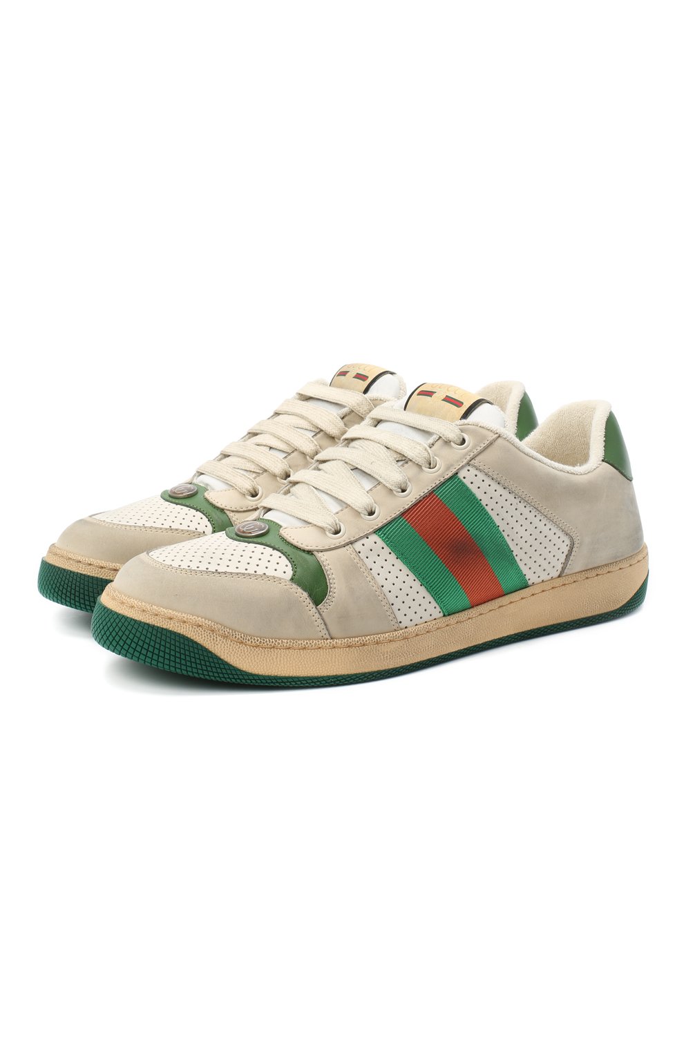 Кожаные кеды screener GUCCI, арт. 546163/0YI20, фото 1