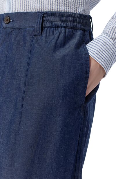 Джоггеры из лиоцелла и хлопка EMPORIO ARMANI, арт. EM005490/AF25156, фото 5