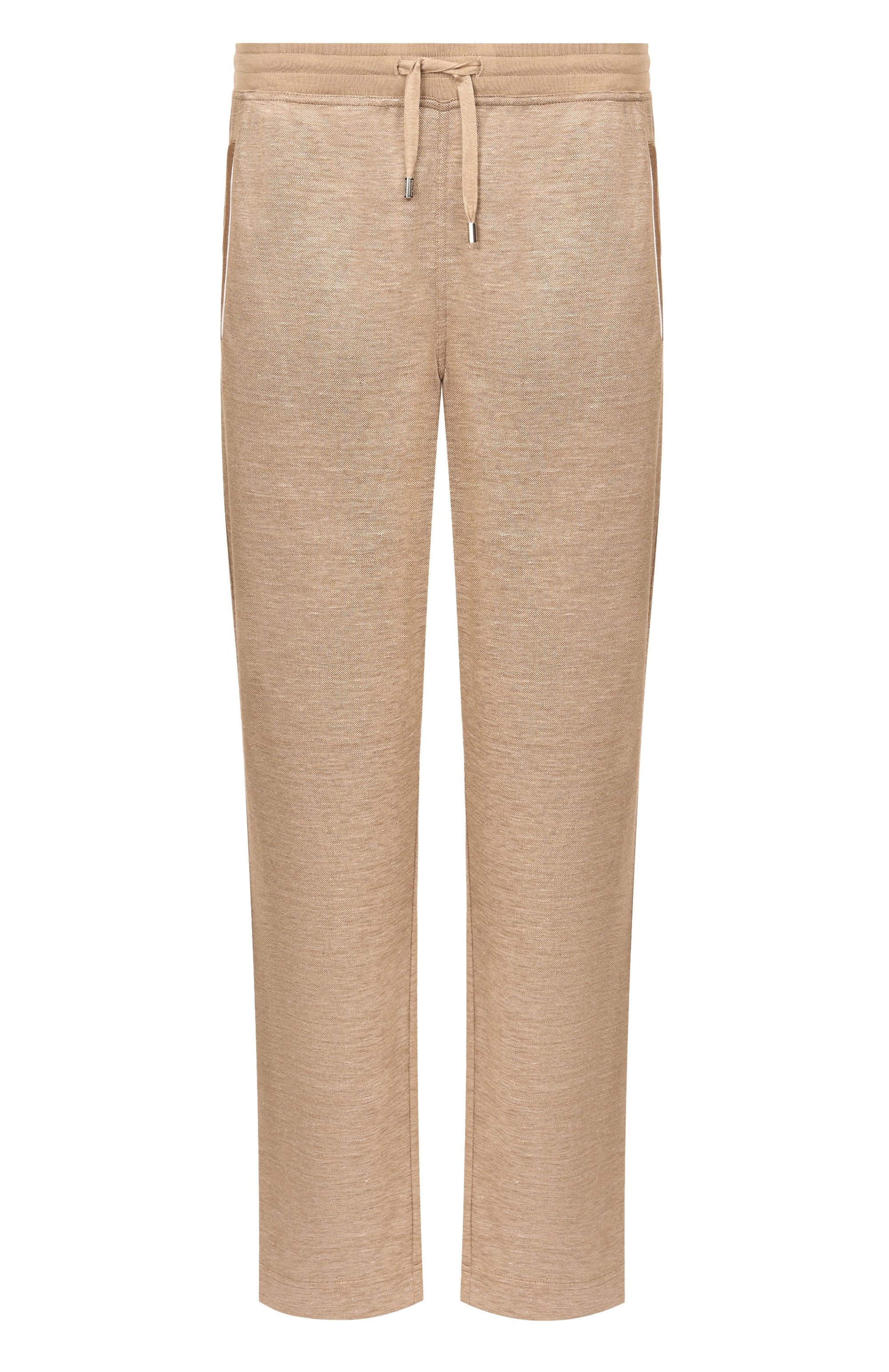 Брюки из шелка и льна STEFANO RICCI бежевого цвета по цене 254500 руб., арт. K919052P3D/T26103_001, фото 1 Брюки из шелка и льна STEFANO RICCI, арт. K919052P3D/T26103_001, фото 1