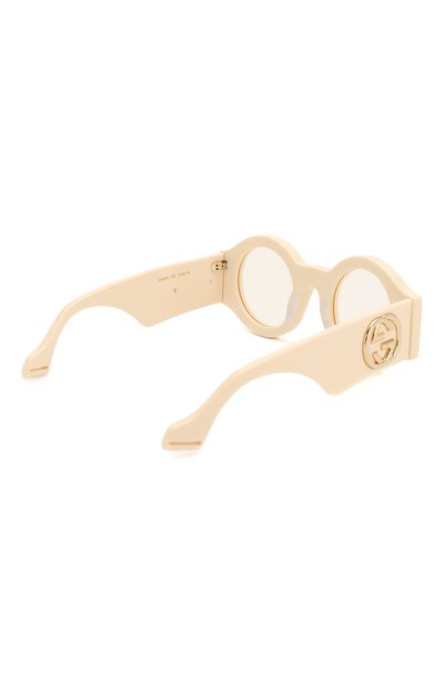 Солнцезащитные очки GUCCI бежевого цвета по цене 37500 руб., арт. GG0629 002, фото 4 Солнцезащитные очки GUCCI, арт. GG0629 002, фото 4