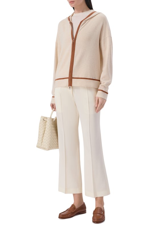 Кашемировый кардиган Kiton D61740 Бежевый  D61740 Фото 2