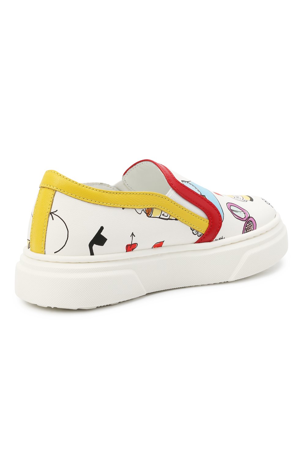 Кожаные слипоны MISSOURI разноцветного цвета по цене 19200 руб., арт. 11503 U/27-30, фото 3 Кожаные слипоны MISSOURI, арт. 11503 U/27-30, фото 3