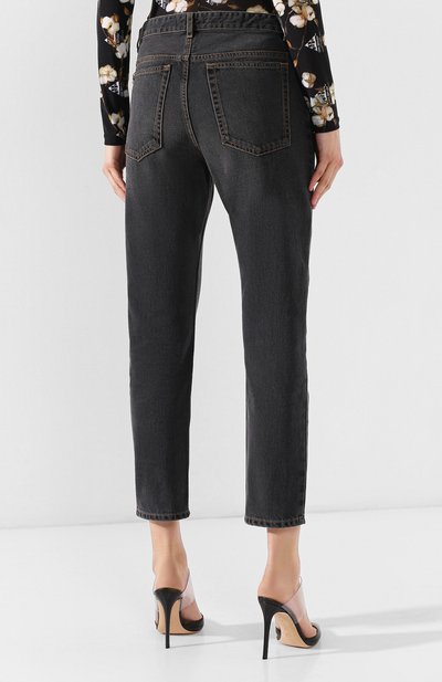 Укороченные джинсы ISABEL MARANT ETOILE черного цвета по цене 23350 руб., арт. PA1135-19P013E/NEA, фото 4 Укороченные джинсы ISABEL MARANT ETOILE, арт. PA1135-19P013E/NEA, фото 4