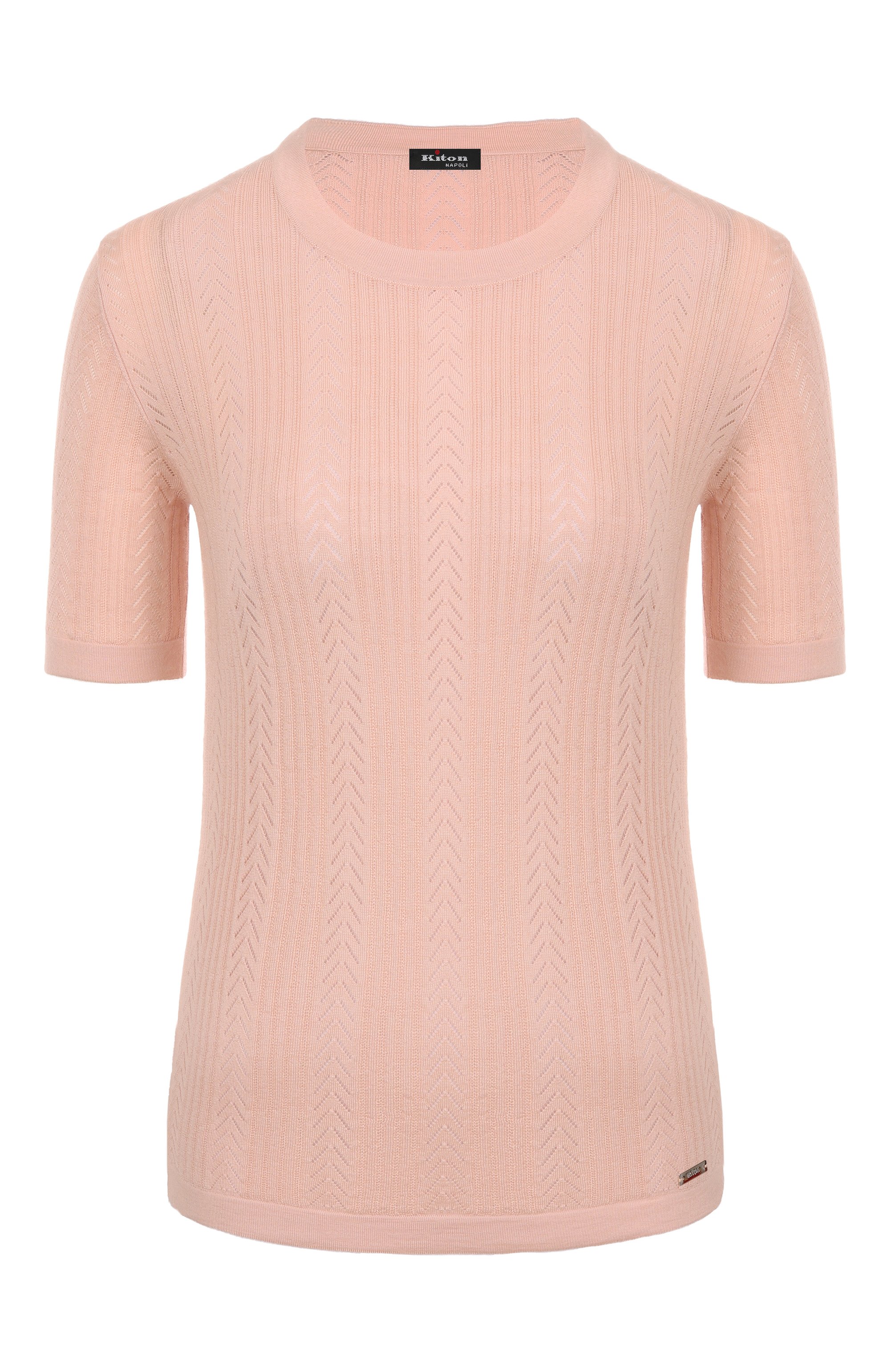 Пуловер из кашемира и шелка KITON, арт. D5972112437, фото 1