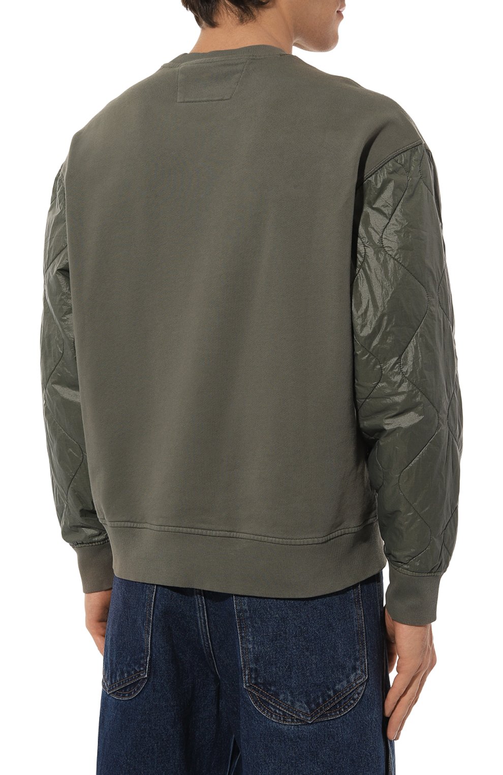 Комбинированный свитшот C.P. COMPANY, арт. 17CMSS003A005835M, фото 4