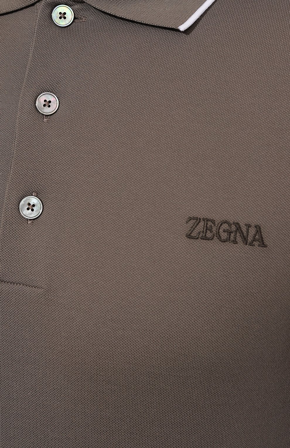 Хлопковое поло ZEGNA, арт. UD358A7/D746, фото 5
