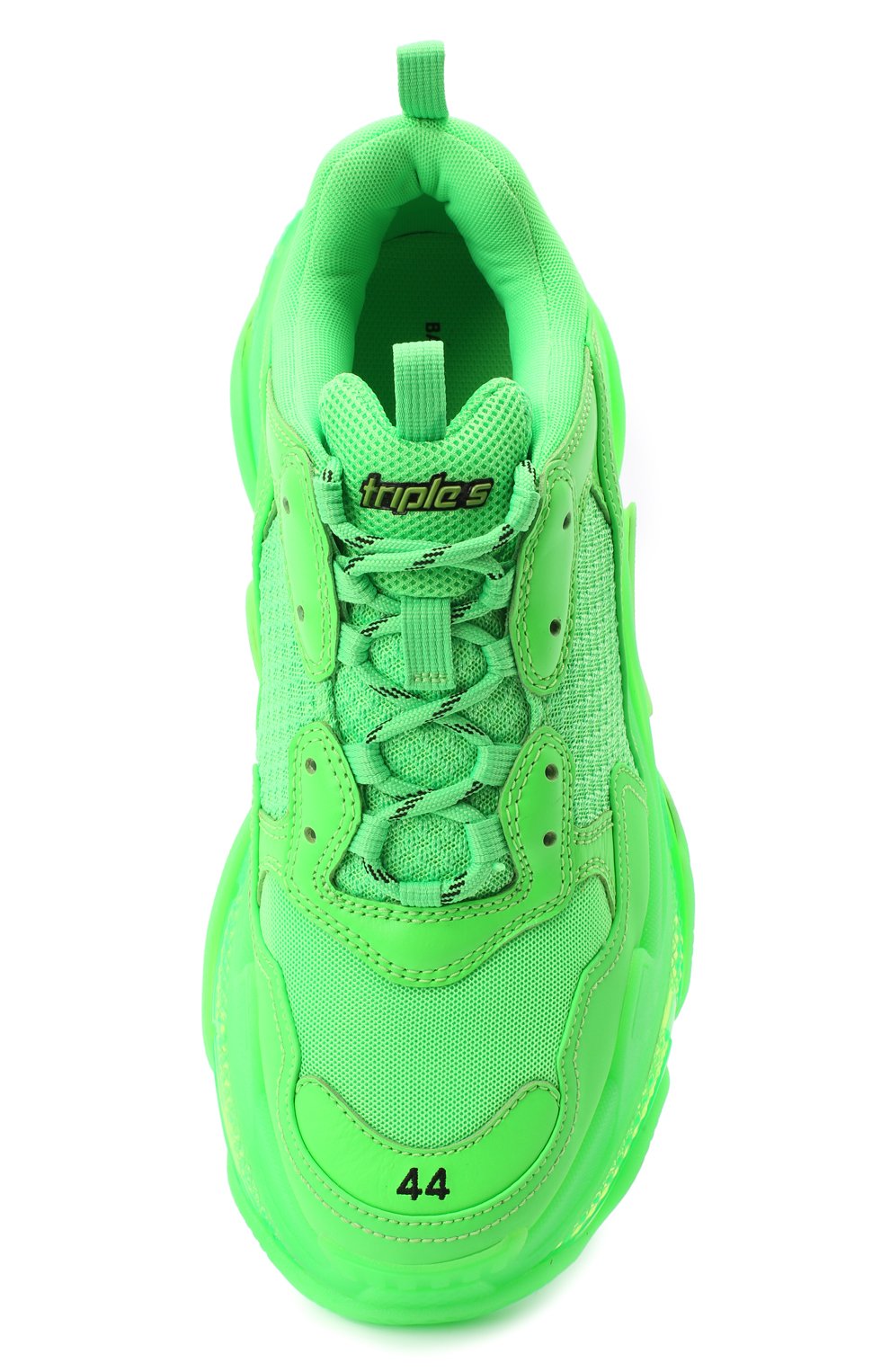 Комбинированные кроссовки triple s clear sole BALENCIAGA, арт. 541624/W2CF1, фото 5