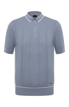 Поло из шелка и хлопка BOSS, арт. 50486742, фото 1