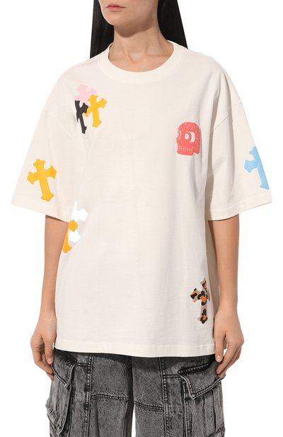 Хлопковая футболка ACUPUNCTURE, арт. AAW317804211, фото 3