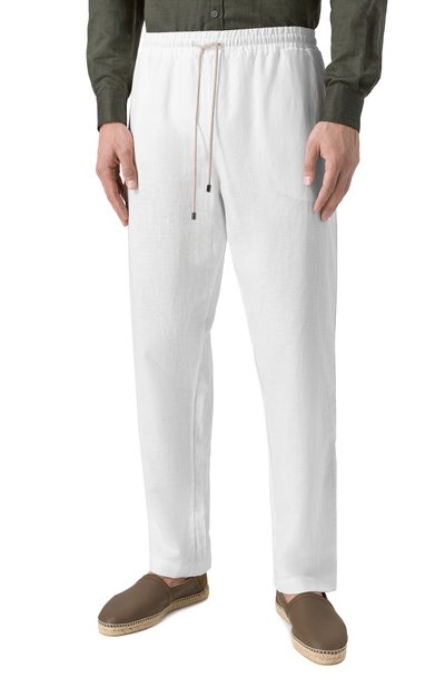 Брюки изо льна и хлопка ZIMMERLI, арт. 27000, фото 3