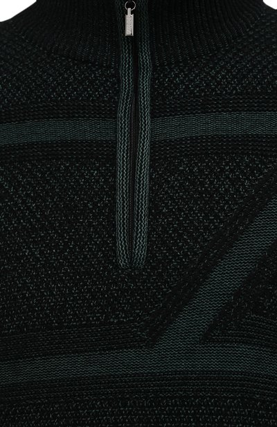 Свитер из шерсти и шелка ZILLI SPORT, арт. MBW-CZ506-PIZS1/ML01, фото 5