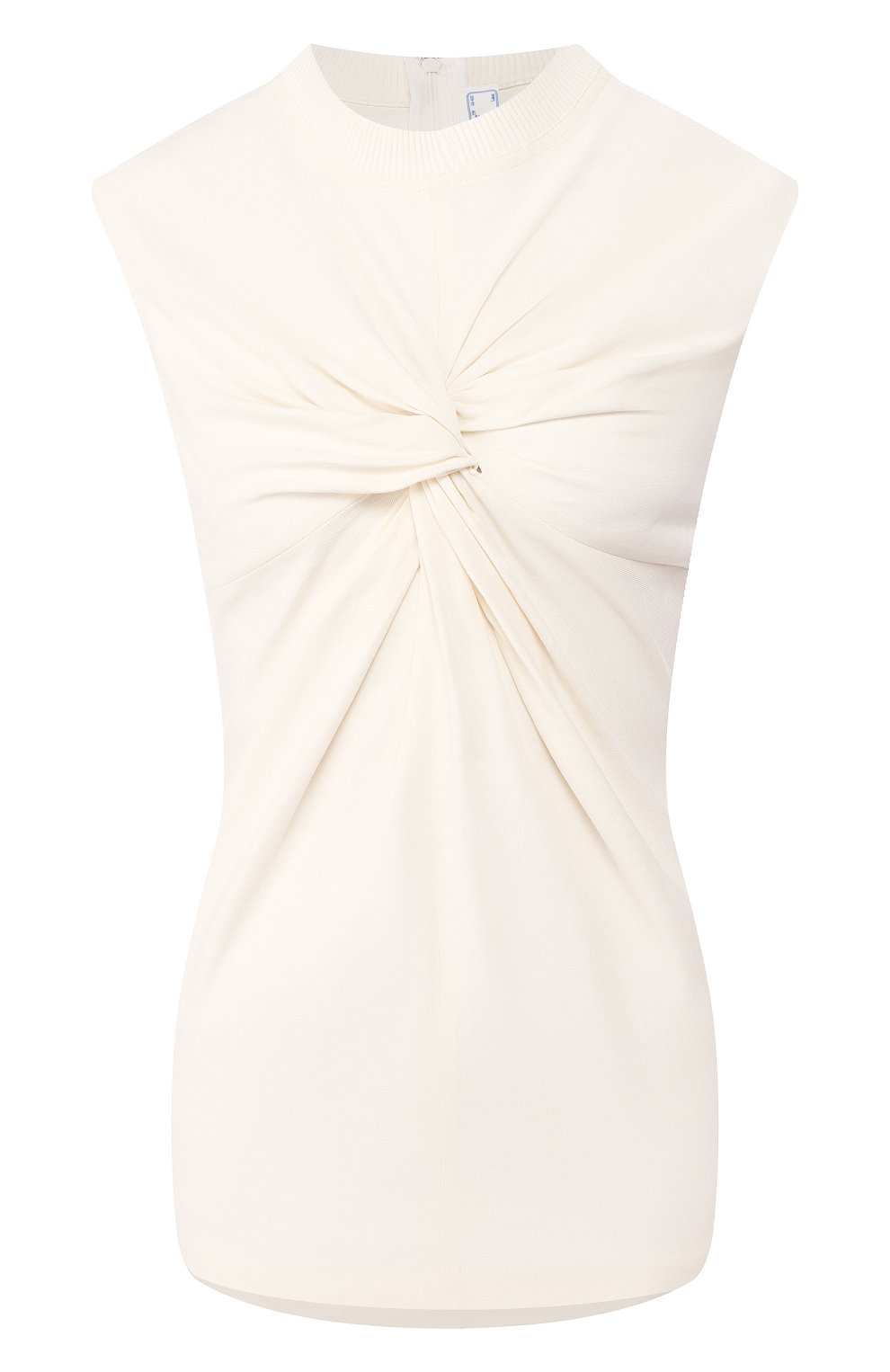 Топ из смеси льна и вискозы OFF-WHITE белого цвета по цене 41300 руб., арт. 0WAD104S20FAB0010100, фото 1 Топ из смеси льна и вискозы OFF-WHITE, арт. 0WAD104S20FAB0010100, фото 1