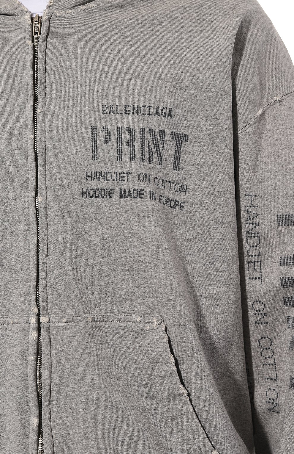 Хлопковая толстовка BALENCIAGA, арт. 744454/T0VN4, фото 5