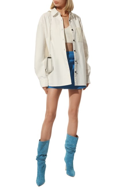 Женские замшевые сапоги holly slouchy PARIS TEXAS, арт. PX800-XSACH