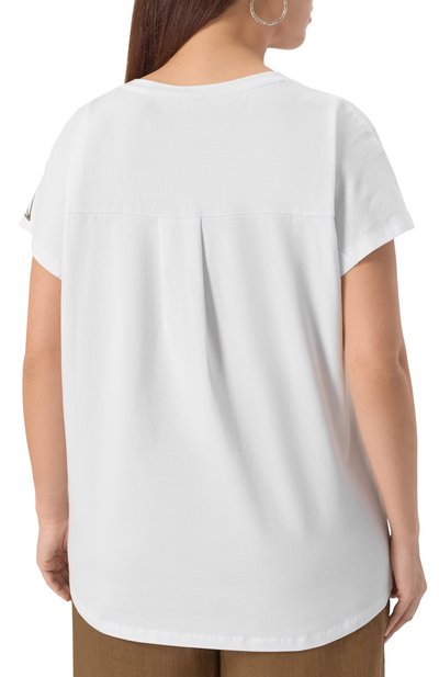 Хлопковая футболка PERSONA BY MARINA RINALDI, арт. GLENN, фото 4