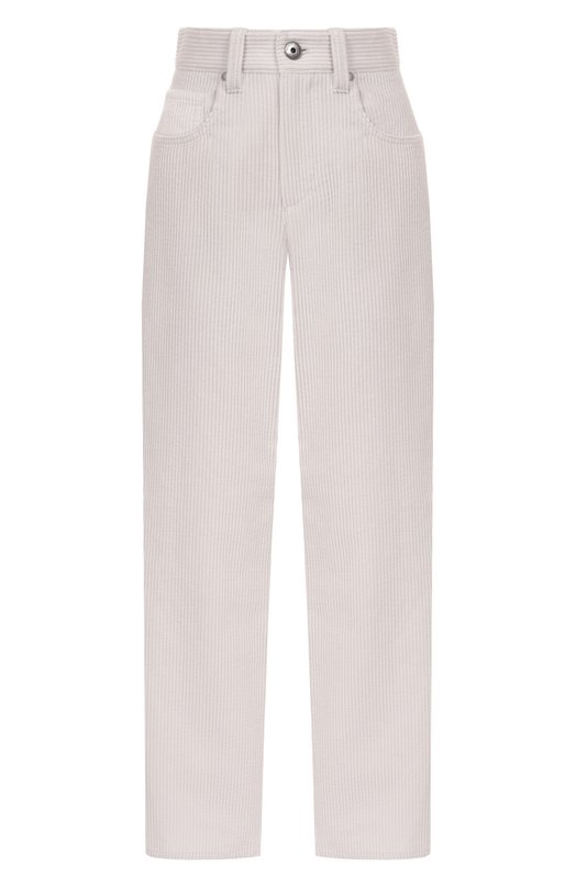 Вельветовые брюки Brunello Cucinelli MB144P9111 Кремовый MB144P9111