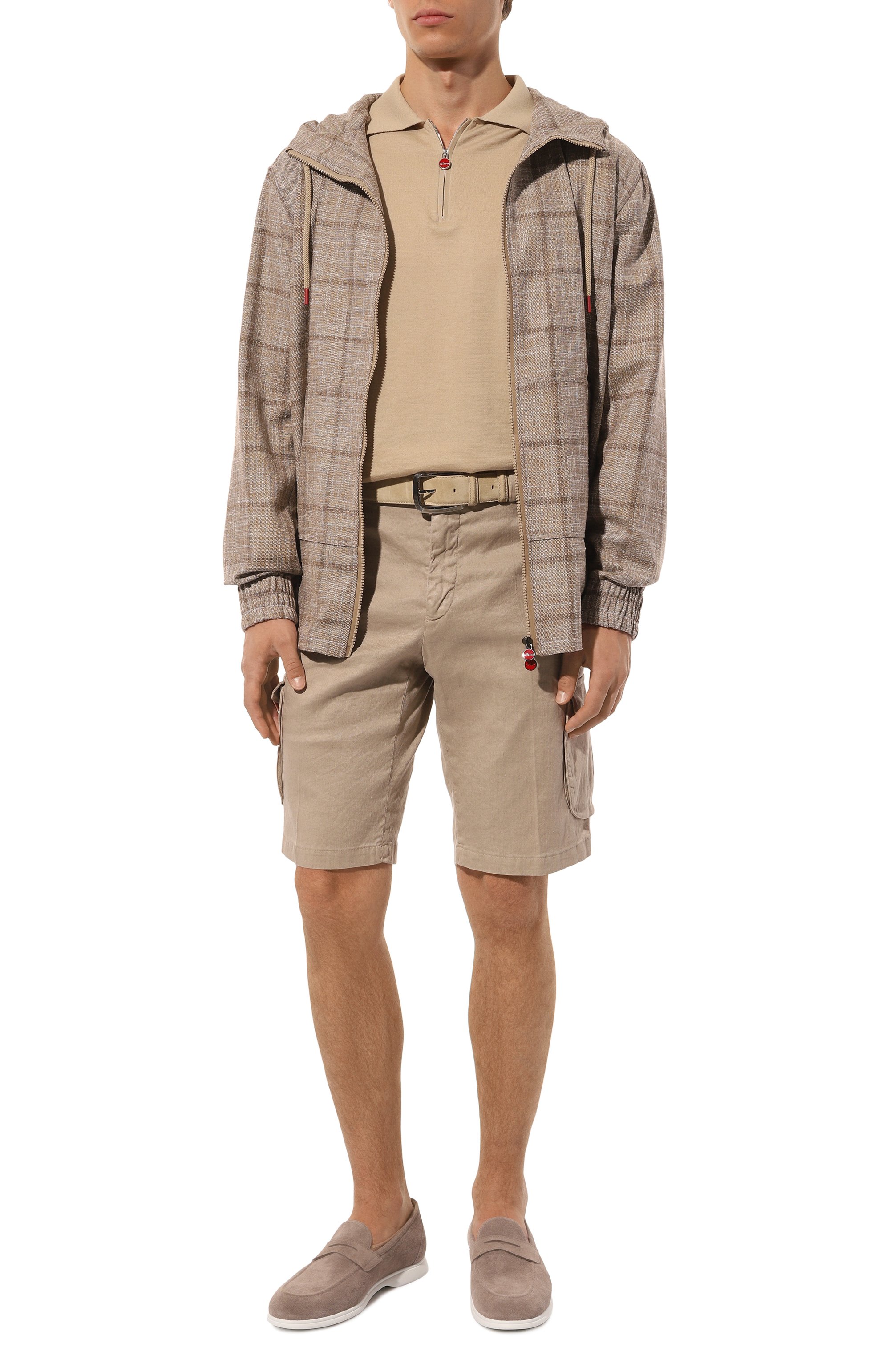 Замшевые пенни-лоферы KITON, арт. USSA075N00977, фото 2