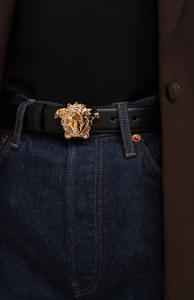 Кожаный ремен�ь medusa VERSACE, арт. DCDD442/DVTFN, фото 2