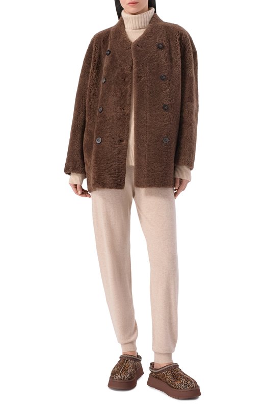 Кожаные сабо Tazz Caspian UGG 1178430 Леопардовый  1178430 Фото 3