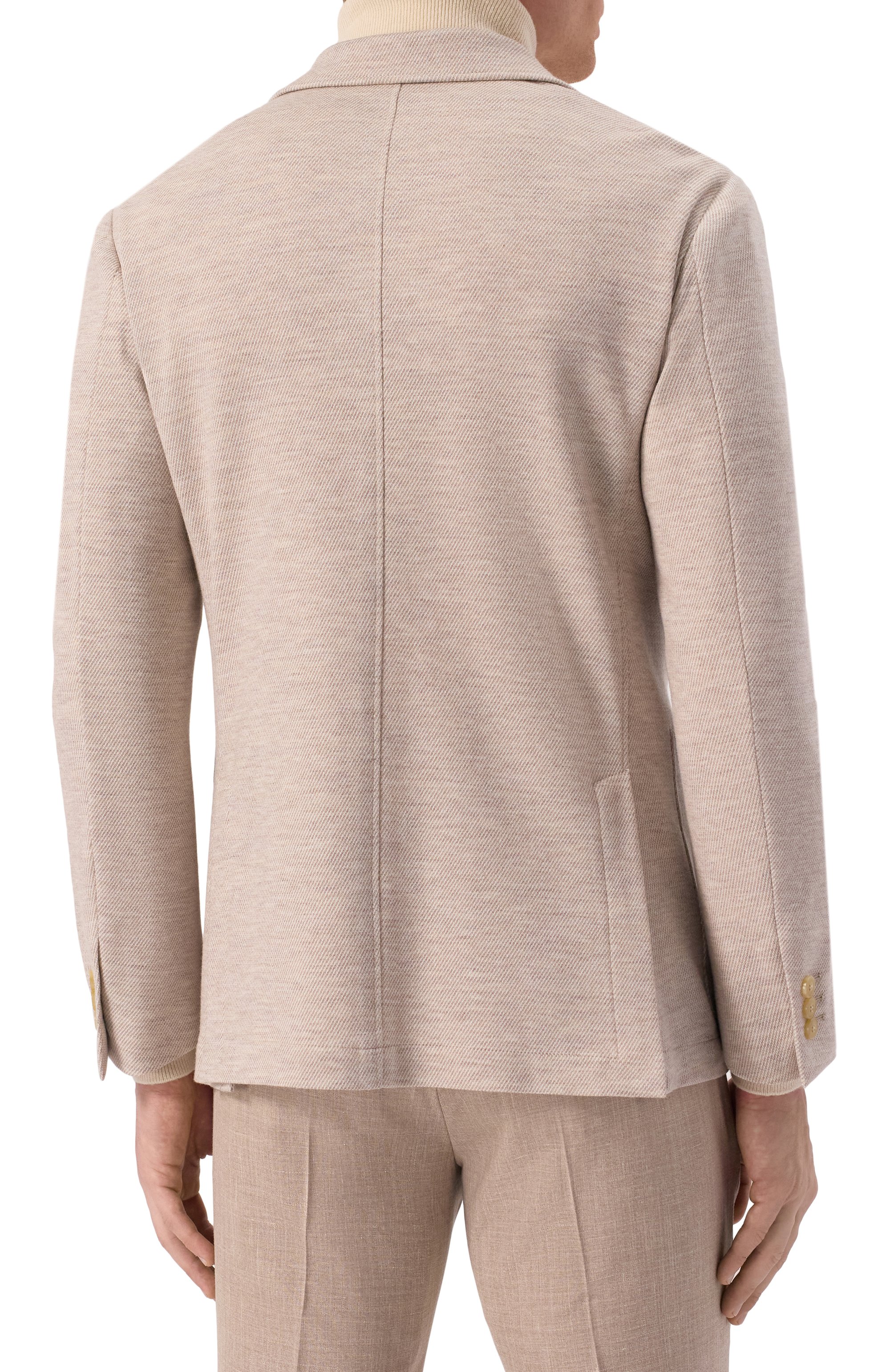 Пиджак из шерсти и хлопка CANALI, арт. J0147/JI02710, фото 6