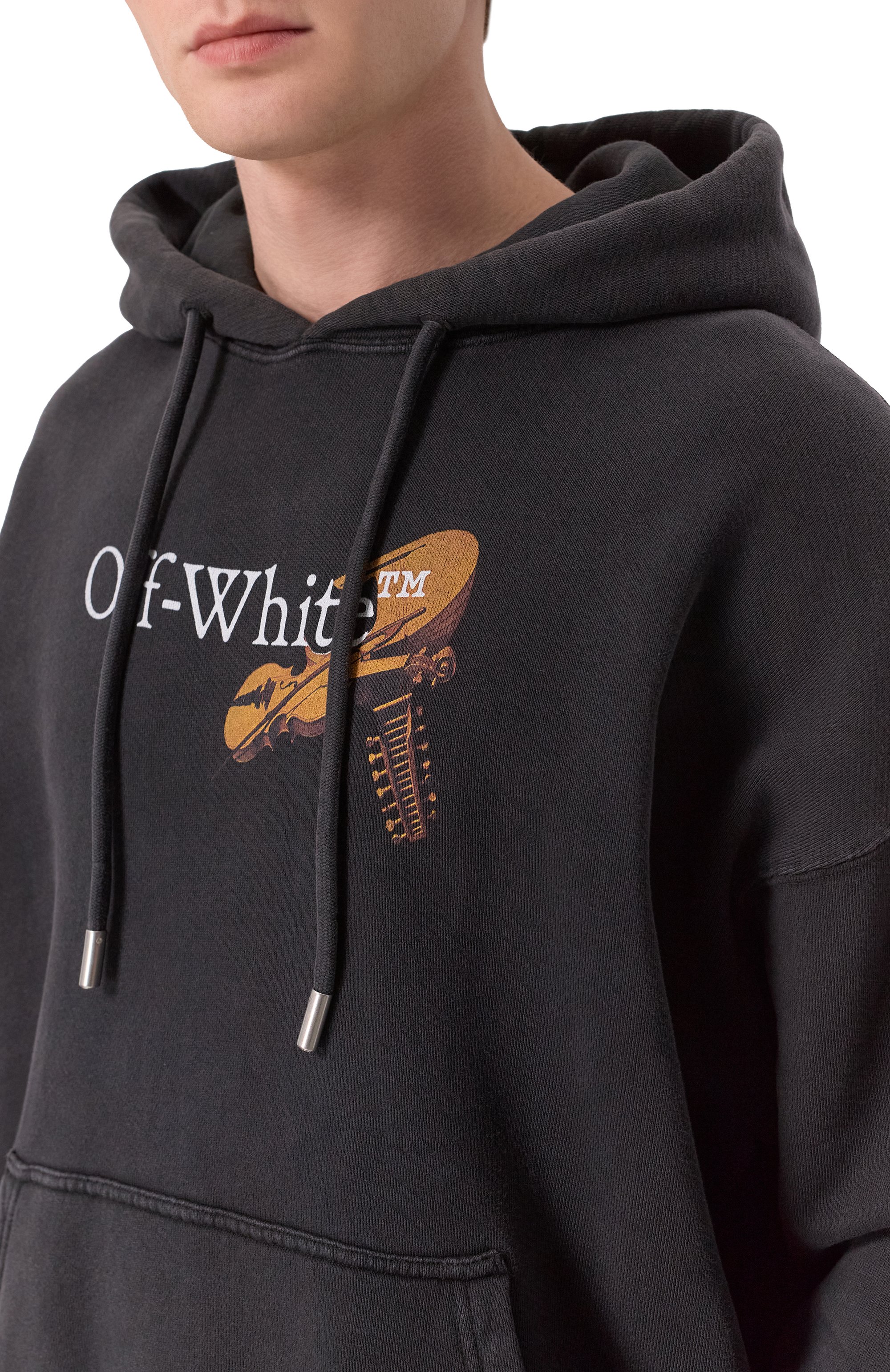 Хлопковое худи OFF-WHITE, арт. 0MBB085F25FLE011, фото 5