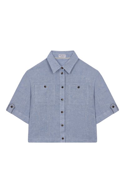 Льняная рубашка BRUNELLO CUCINELLI, арт. BH547S024C