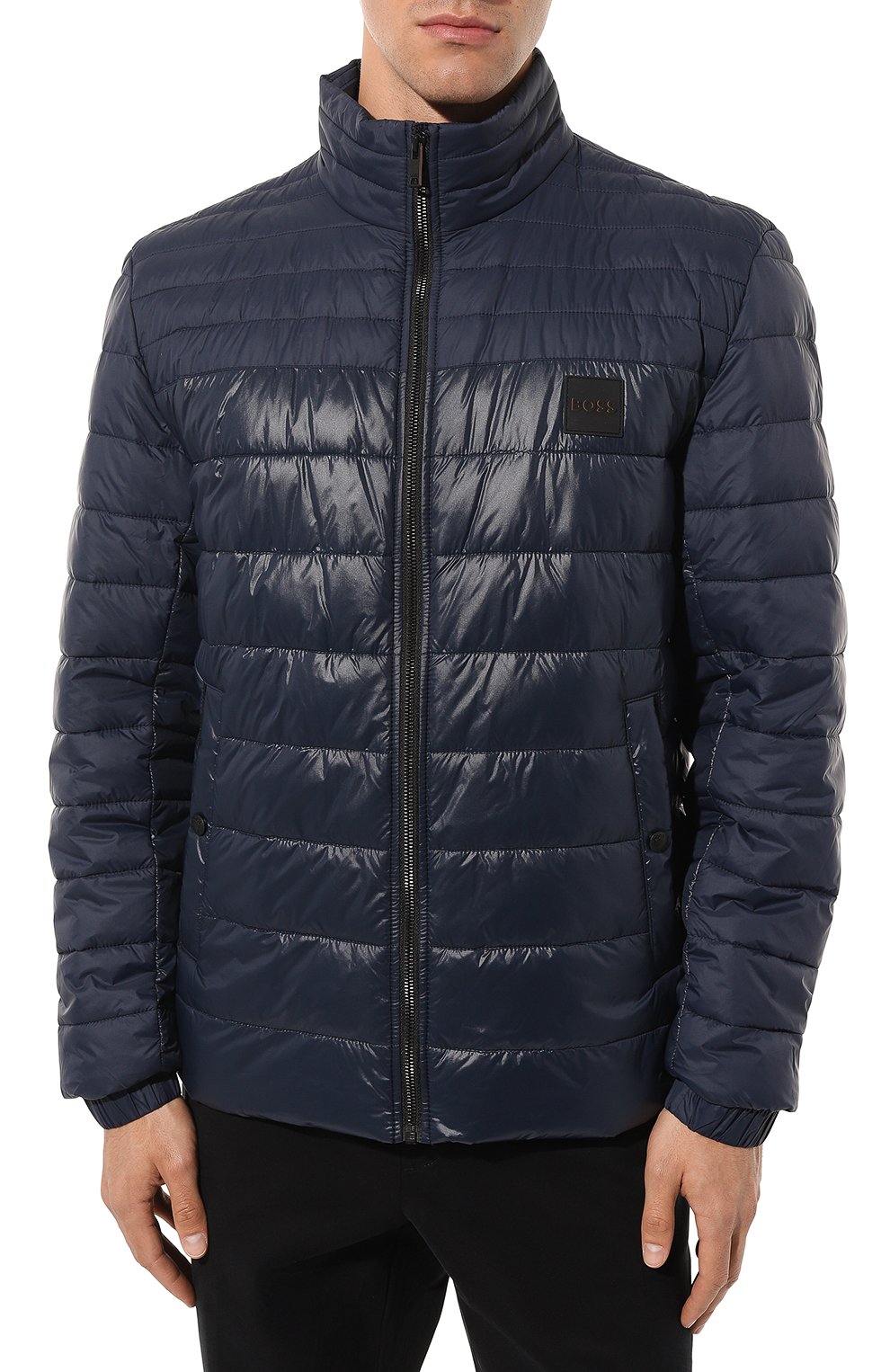 Утепленная куртка BOSS ORANGE темно-синего цвета по цене 27000 руб., арт. 50496766, фото 3 Утепленная куртка BOSS ORANGE, арт. 50496766, фото 3