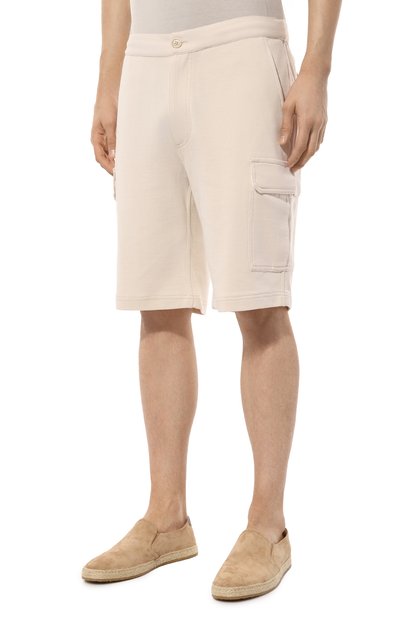 Хлопковые шорты BRUNELLO CUCINELLI, арт. M0T353222G, фото 3