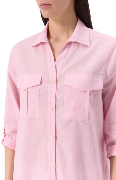 Рубашка изо льна и хлопка PIETRO BRUNELLI, арт. CA2474/LI0018, фото 5