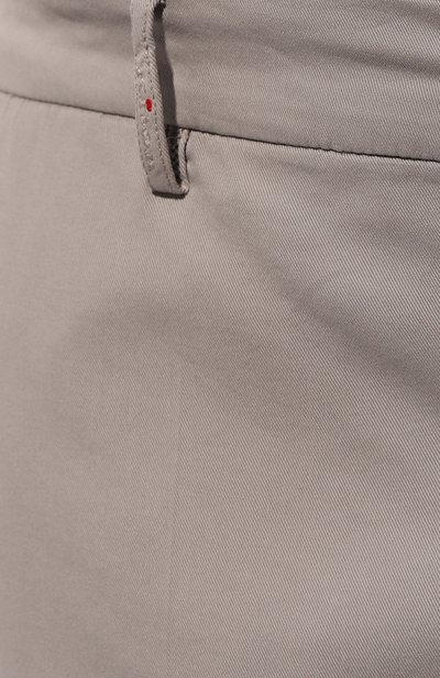 Брюки из хлопка и шелка KITON, арт. UFPPEK0606D, фото 5