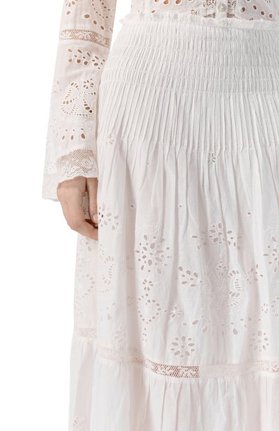 Хлопковая юбка LOVE SHACK FANCY, арт. S1033-3233, фото 5