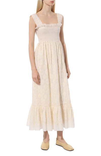 Хлопковое платье GUCCI, арт. 744893/ZANT1, фото 3