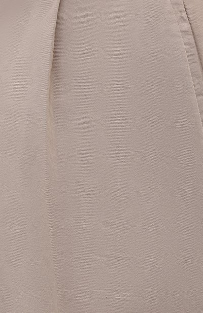 Джоггеры изо льна и хлопка BRUNELLO CUCINELLI бежевого цвета по цене 140500 руб., арт. M291DH0640, фото 5 Джоггеры изо льна и хлопка BRUNELLO CUCINELLI, арт. M291DH0640, фото 5