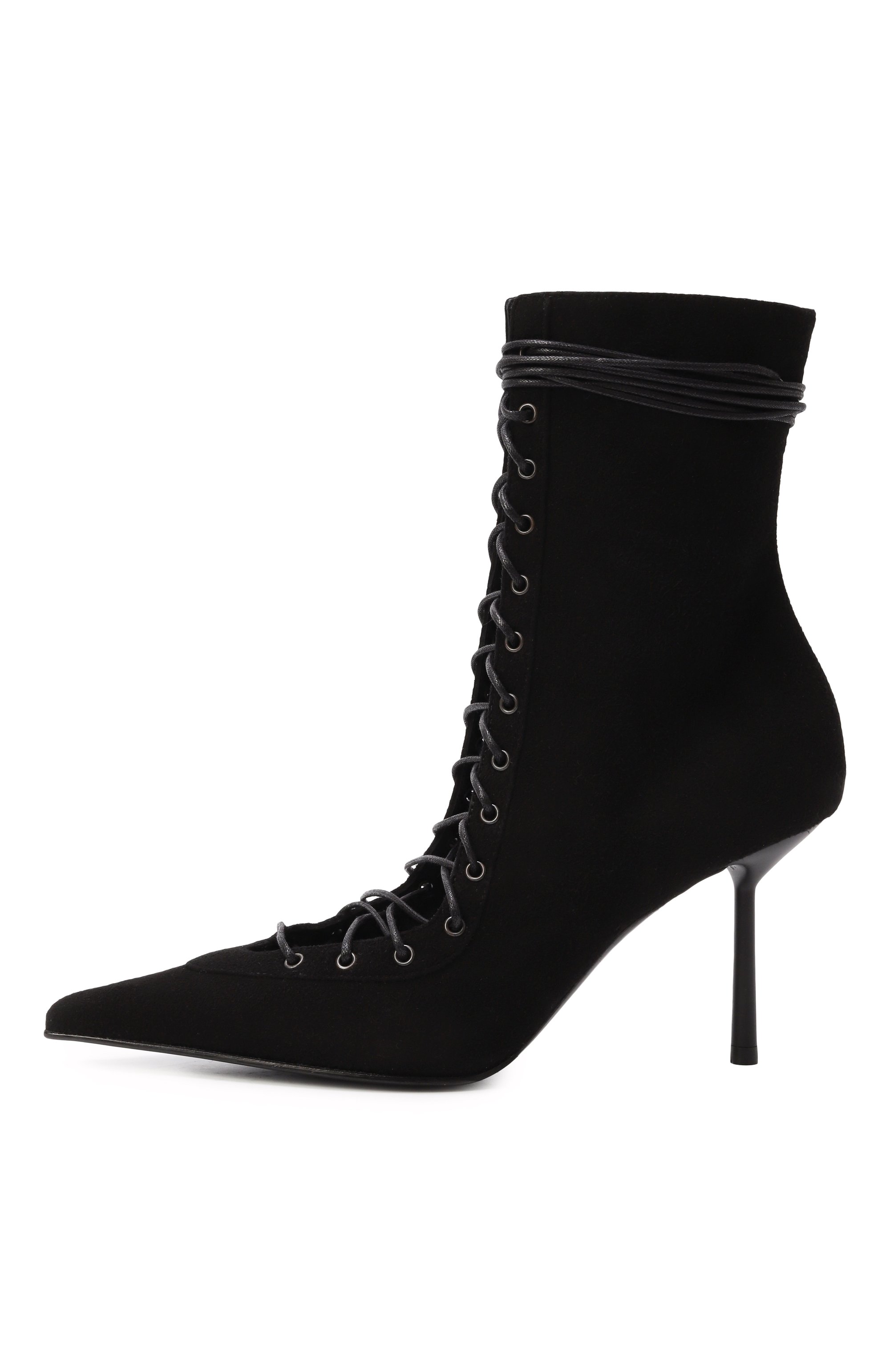 Замшевые ботильоны colette 80 LE SILLA, арт. 4249B080BMPPVEP, фото 4