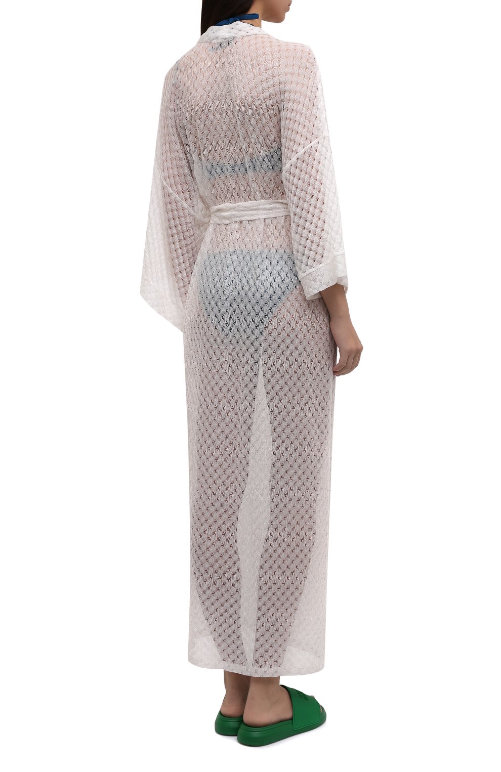 Туника из вискозы MISSONI белого цвета по цене 86600 руб., арт. MMQ00271/BR00G5, фото 4 Туника из вискозы MISSONI, арт. MMQ00271/BR00G5, фото 4