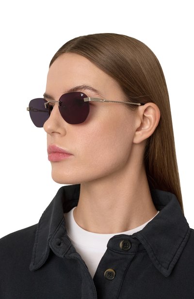 Солнцезащитные очки VINTAGE FRAMES, арт. DETR0IT PLAYER 24KT WHITE G0LD/BLACK, фото 3
