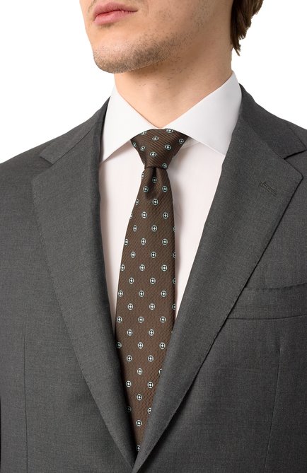 Мужской шелковый галстук CANALI, арт. 18/HJ04247