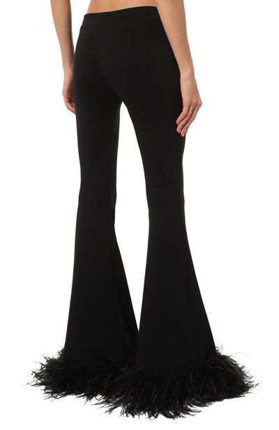 Хлопковые брюки с отделкой перьями GIUSEPPE DI MORABITO, арт. 02PSPA095P 02294, фото 4