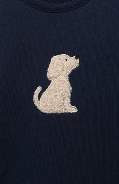 Хлоповый свитшот SANETTA, арт. 901877, фото 3