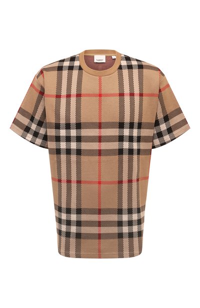 Хлопковая футболка BURBERRY, арт. 8072665, фото 1
