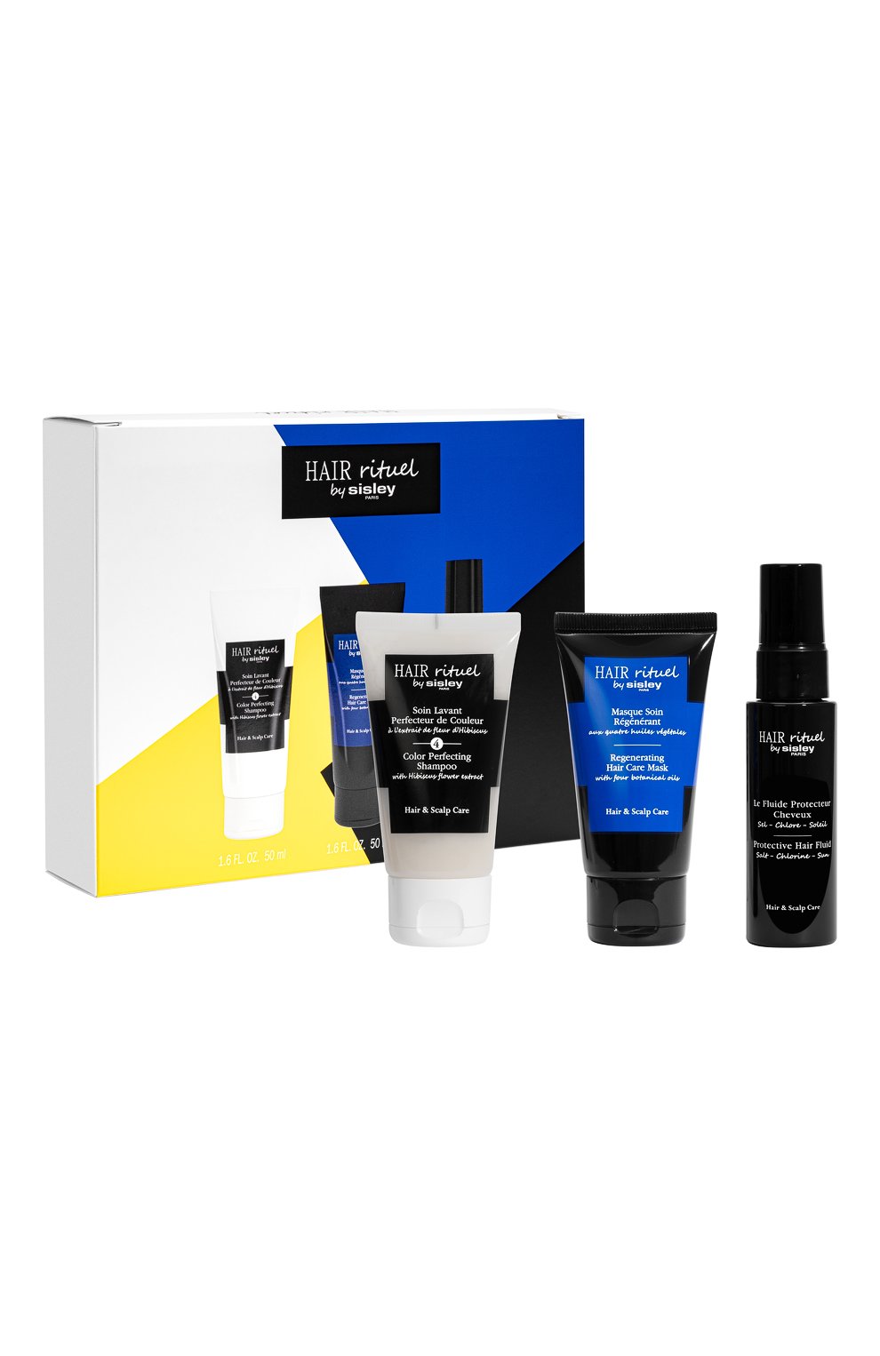 Набор для защиты цвета волос (50+50+40ml) HAIR RITUEL BY SISLEY бесцветного цвета по цене 7190 руб., арт. 169117, фото 1 Набор для защиты цвета волос (50+50+40ml) HAIR RITUEL BY SISLEY, арт. 169117, фото 1